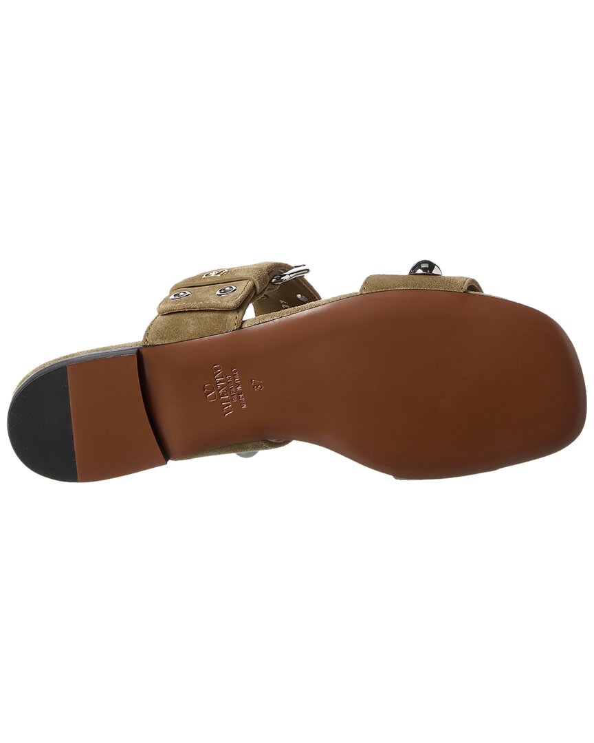 Valentino Nellcote Crust Suede Sandal