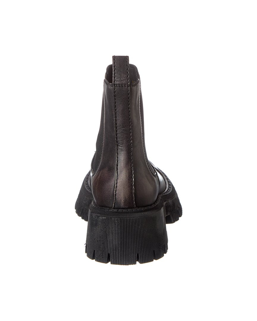 Balenciaga Tractor Leather Bootie