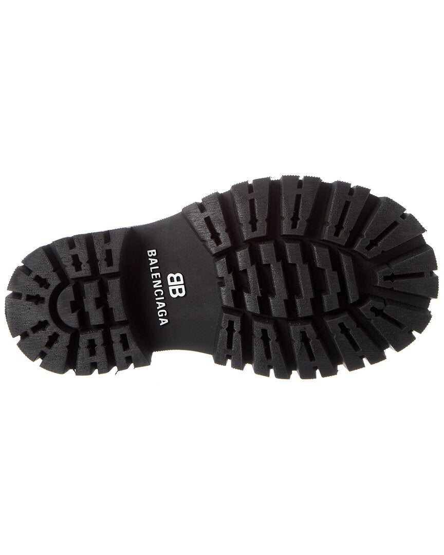 Balenciaga Tractor Leather Bootie