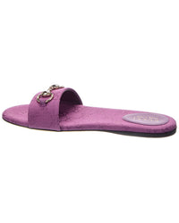 Gucci Gucci Horsebit Canvas Sandal
