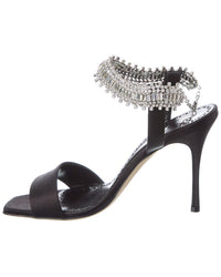 Manolo Blahnik Parinasan 100 Satin Sandal