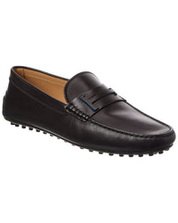 Tod’S City Gommino Leather Loafer Black