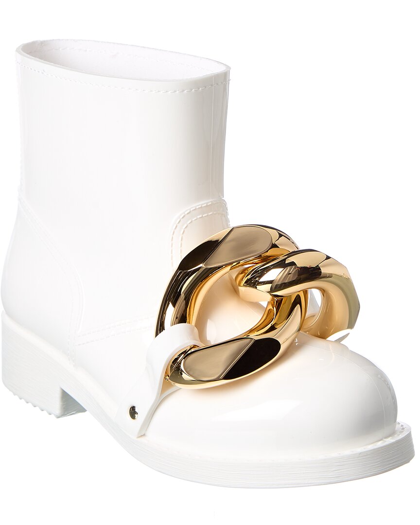 Jw Anderson Chain Rubber Boot White