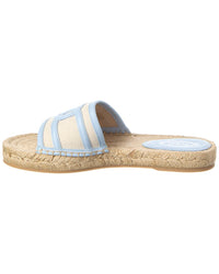 Tods Canvas & Leather Sandal