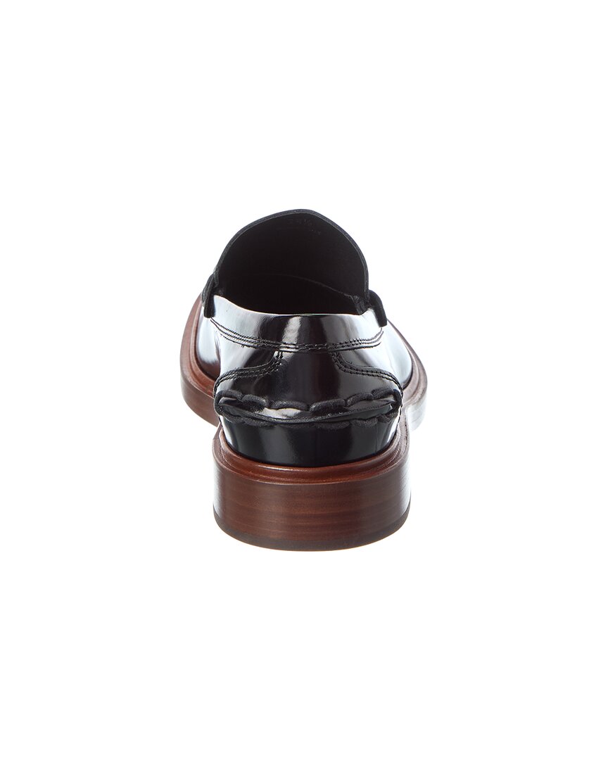 TOD's Tod’S Leather Loafer, 37.5, Black