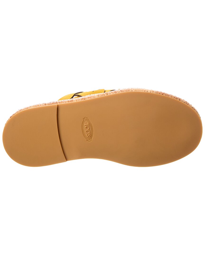 Tods Suede Platform Sandal