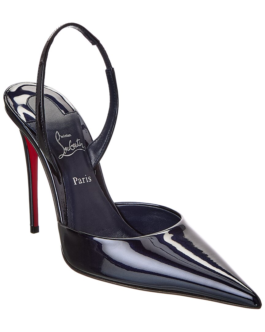 Christian Louboutin Kate Max O Sling 100 Leather Slingback Pump