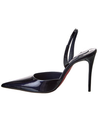 Christian Louboutin Kate Max O Sling 100 Leather Slingback Pump