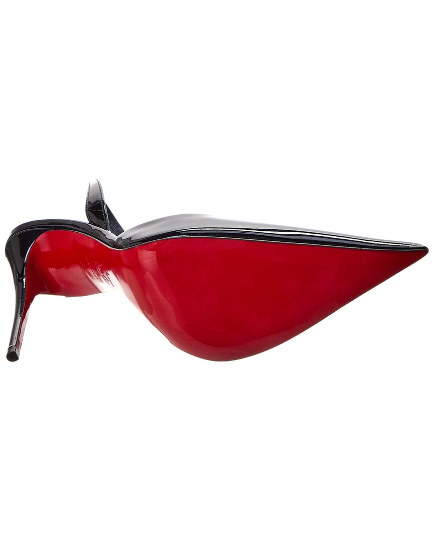 Christian Louboutin Kate Max O Sling 100 Leather Slingback Pump