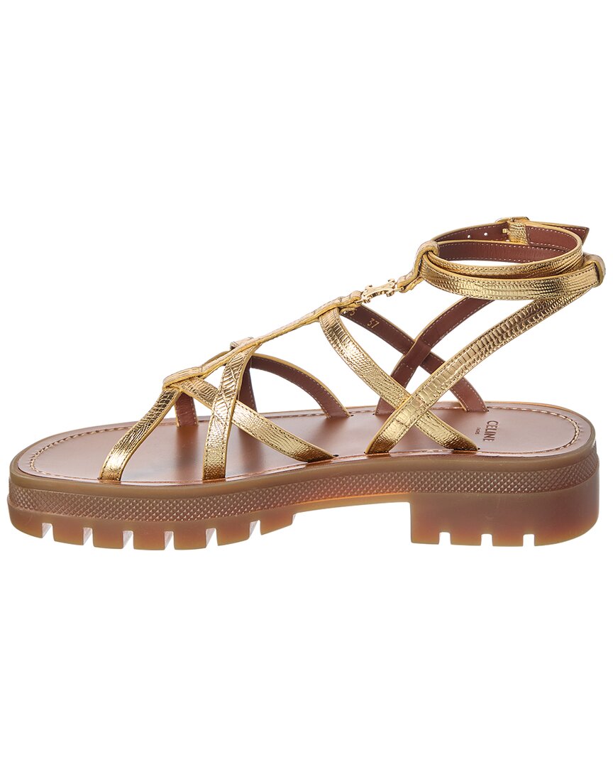 Celine Clea Tejus Leather Sandal