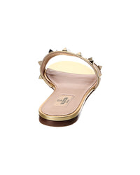 Valentino Valentino Rockstud Canvas & Leather Sandal