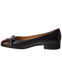 Valentino Valet Du Roi 25 Leather Ballerina Flat