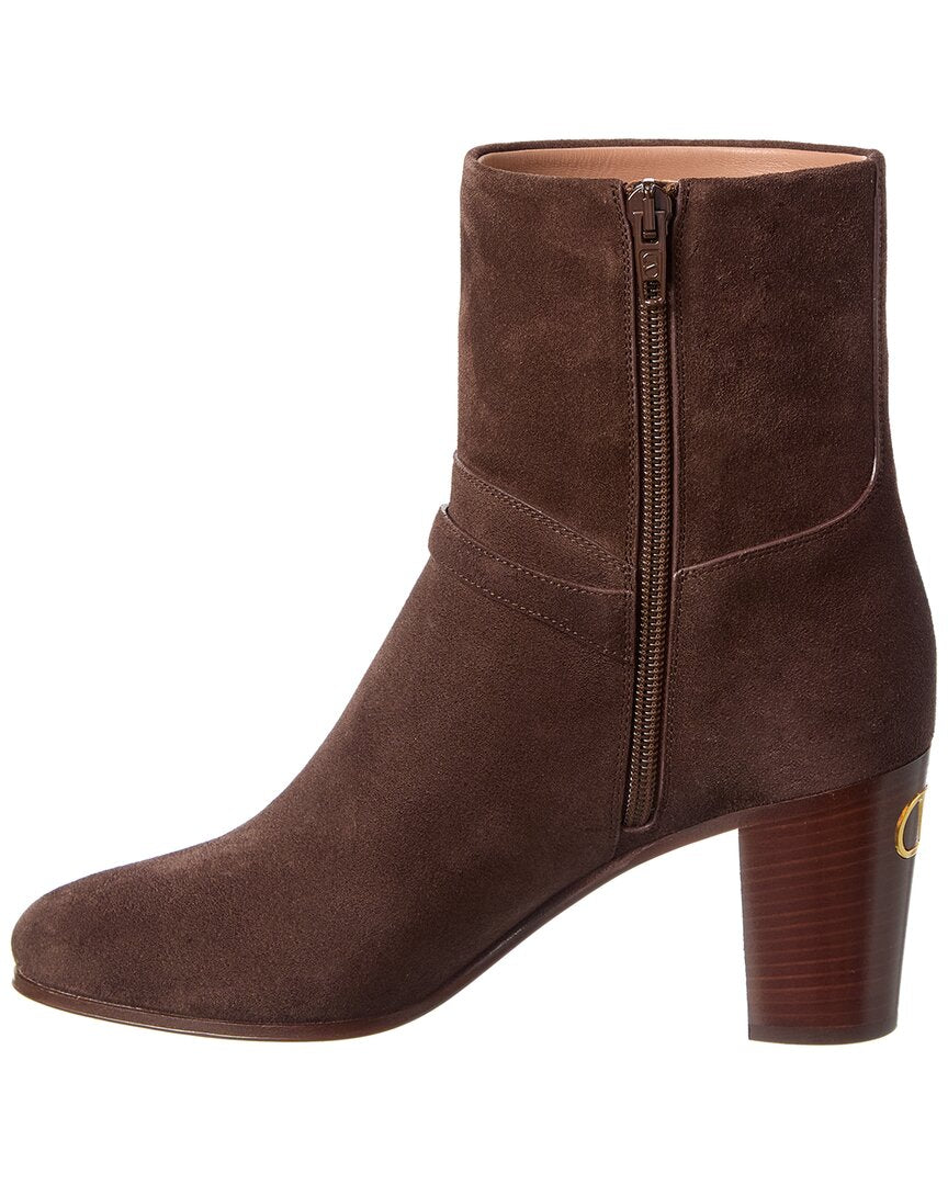 Valentino Vlogo 90 Suede Bootie