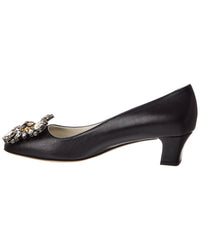 Valentino Bow 45 Leather Pump