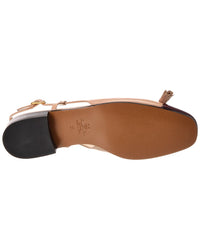 Valentino Valet Du Roi Leather Slingback Ballerina Flat