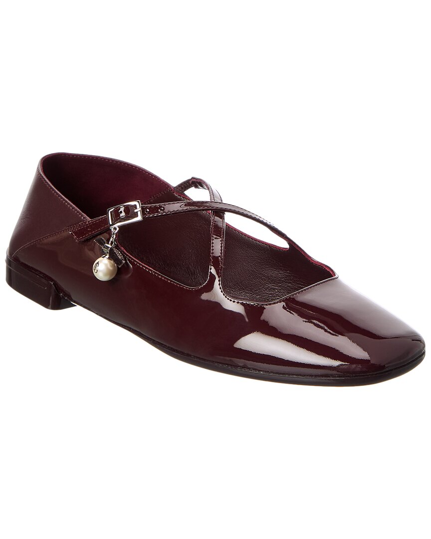 Jimmy Choo Eleri Patent Ballerina Flat