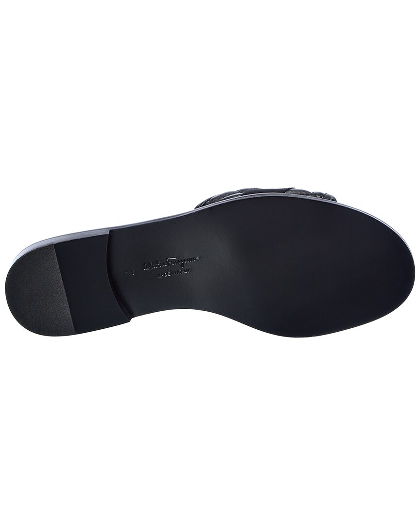 Ferragamo Ferragamo Lovec Q Leather Sandal