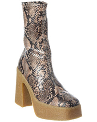 Stella Mccartney Skyla Snake-Embossed Platform Boot