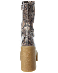 Stella Mccartney Skyla Snake-Embossed Platform Boot