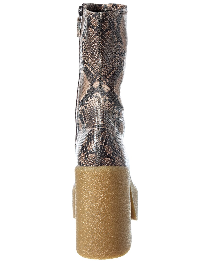 Stella Mccartney Skyla Snake-Embossed Platform Boot