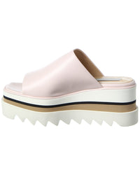 Stella Mccartney Logo Wedge Sandal