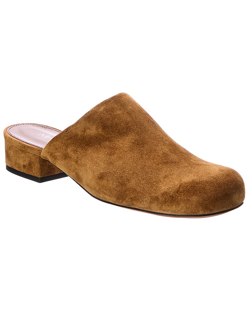 Manu Atelier Beste Suede Slipper 37 Brown Multi
