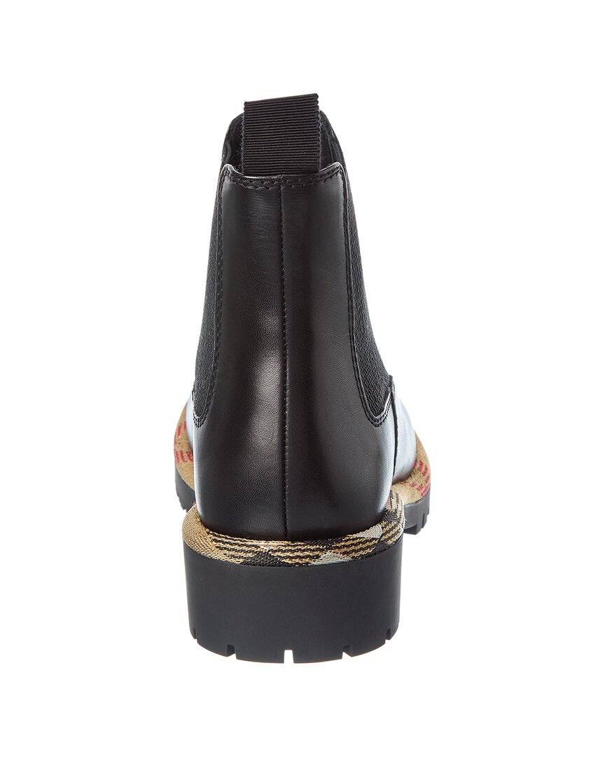 Burberry Burberry Checked Leather Boot