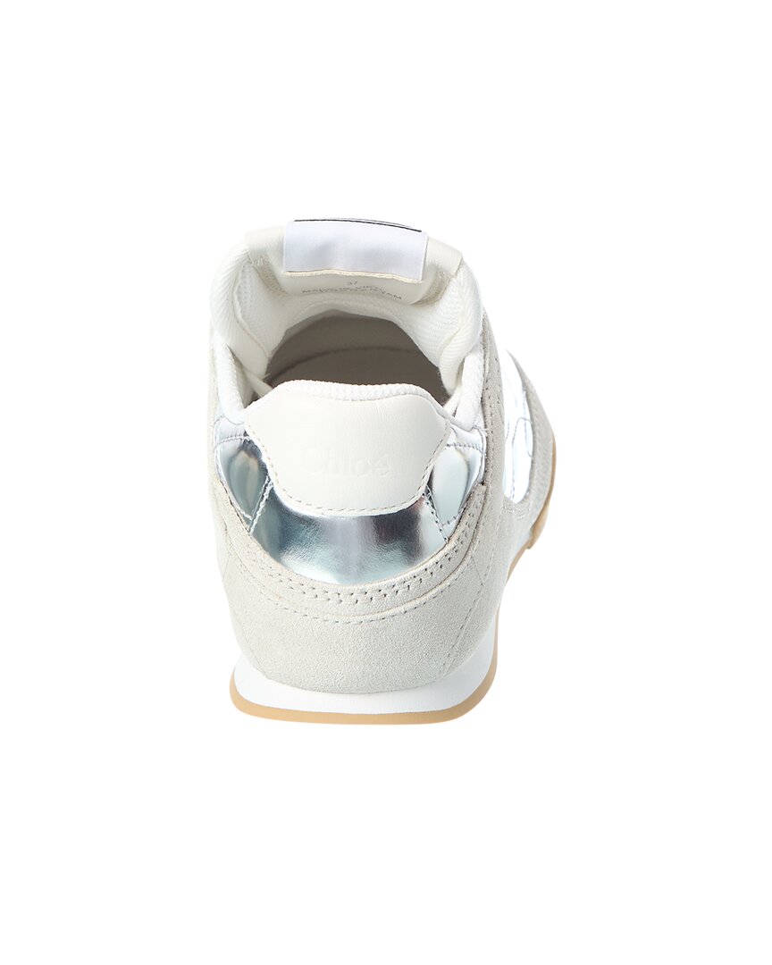 Chloé Kick Leather & Suede Sneaker