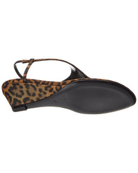 Saint Laurent Cassandra Grosgrain Wedge Sandal