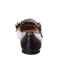 Valentino Rockstud Leather Flat