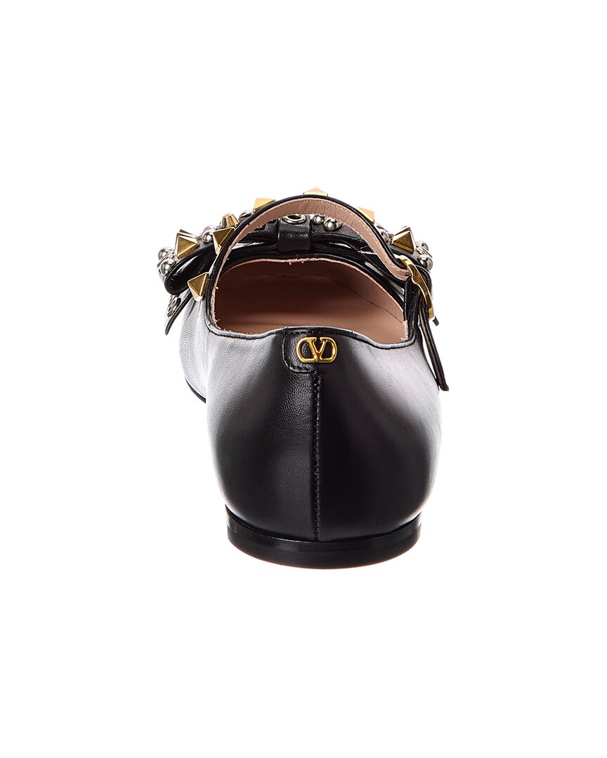 Valentino Rockstud Leather Flat