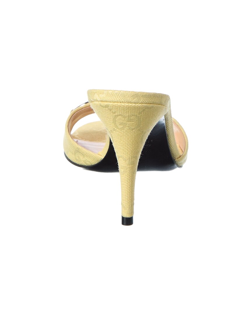 Gucci Gucci Horsebit Gg Canvas Sandal