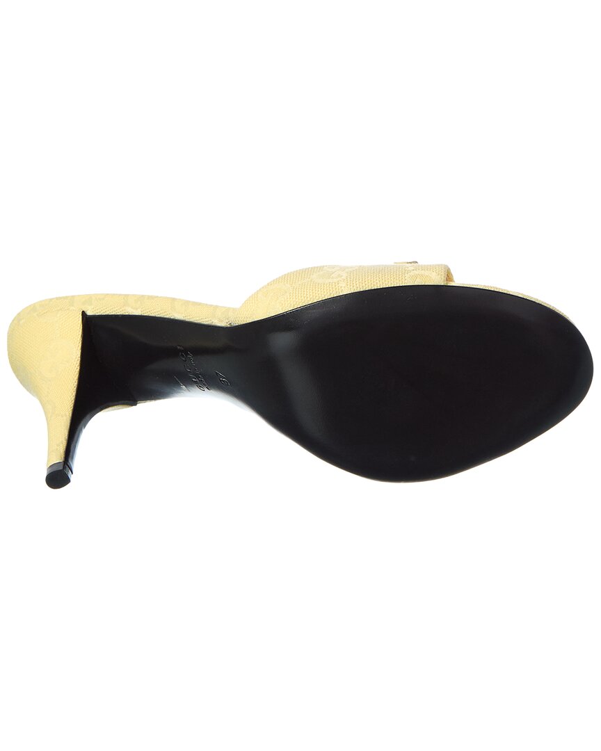 Gucci Gucci Horsebit Gg Canvas Sandal