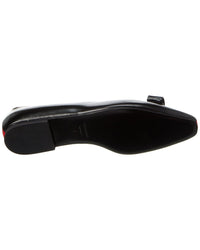 Ferragamo Siwar Bow Leather Ballet Flat