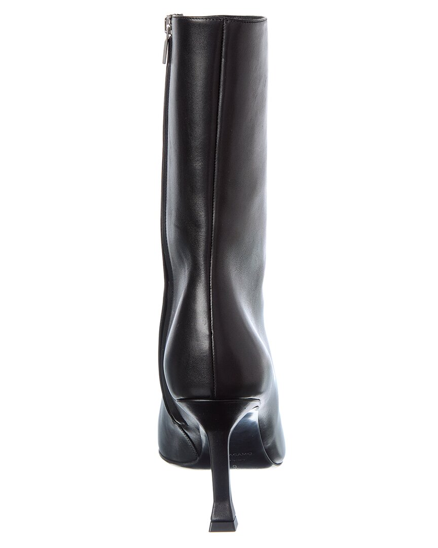 Ferragamo Leather Bootie