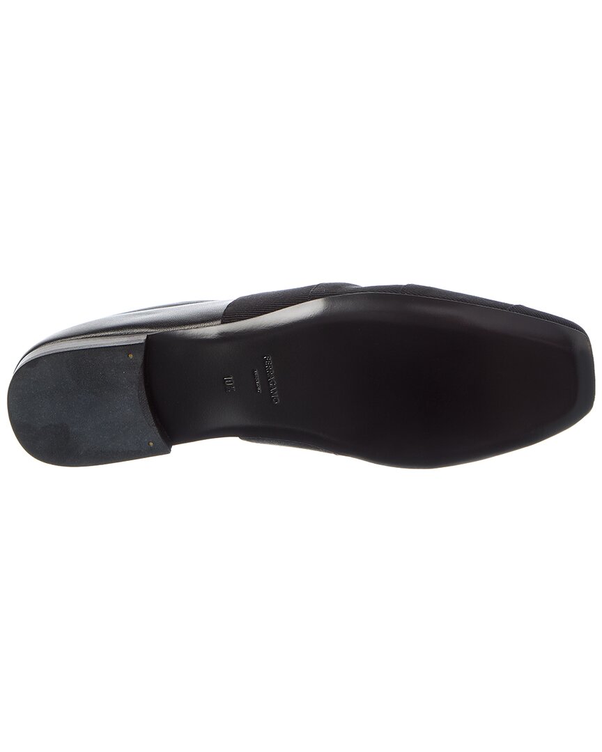 Ferragamo Grosgrain & Leather Loafer