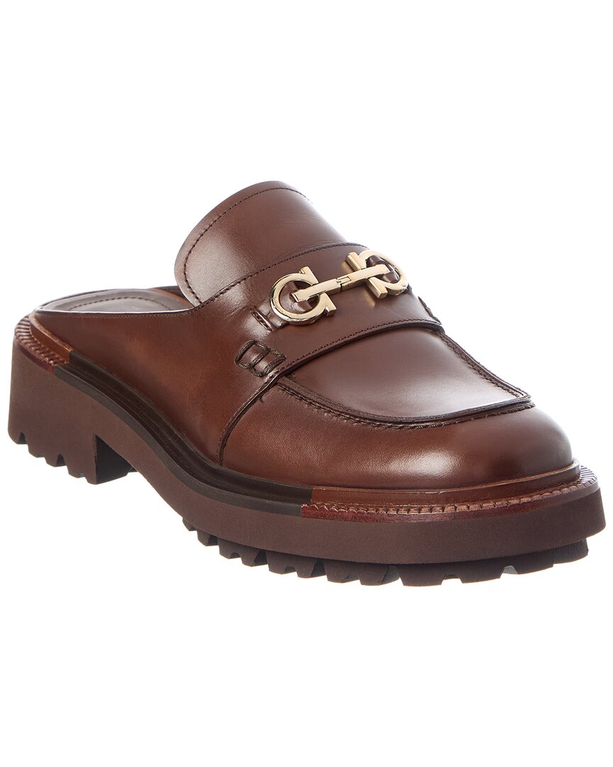 Ferragamo Olaf Leather Mule