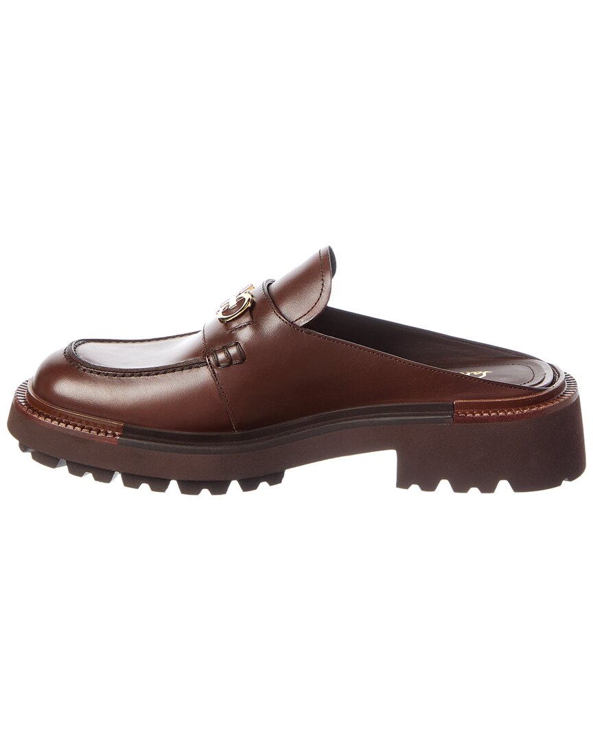 Ferragamo Olaf Leather Mule