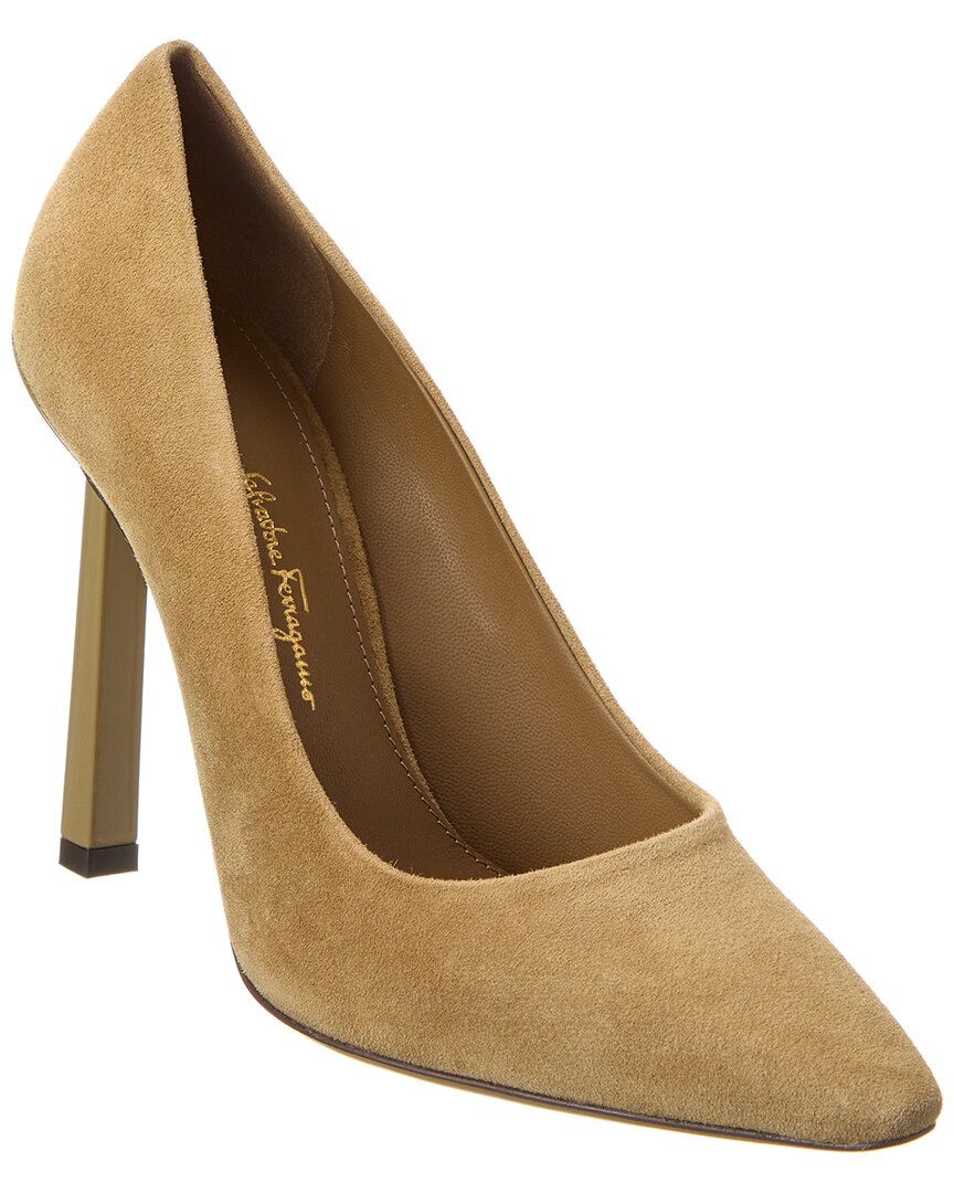 Ferragamo Ferragamo Justina Suede Pump
