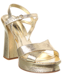 Ferragamo Sonya Leather Platform Sandal