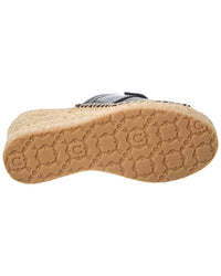 Ferragamo Kamora Leather Wedge Sandal