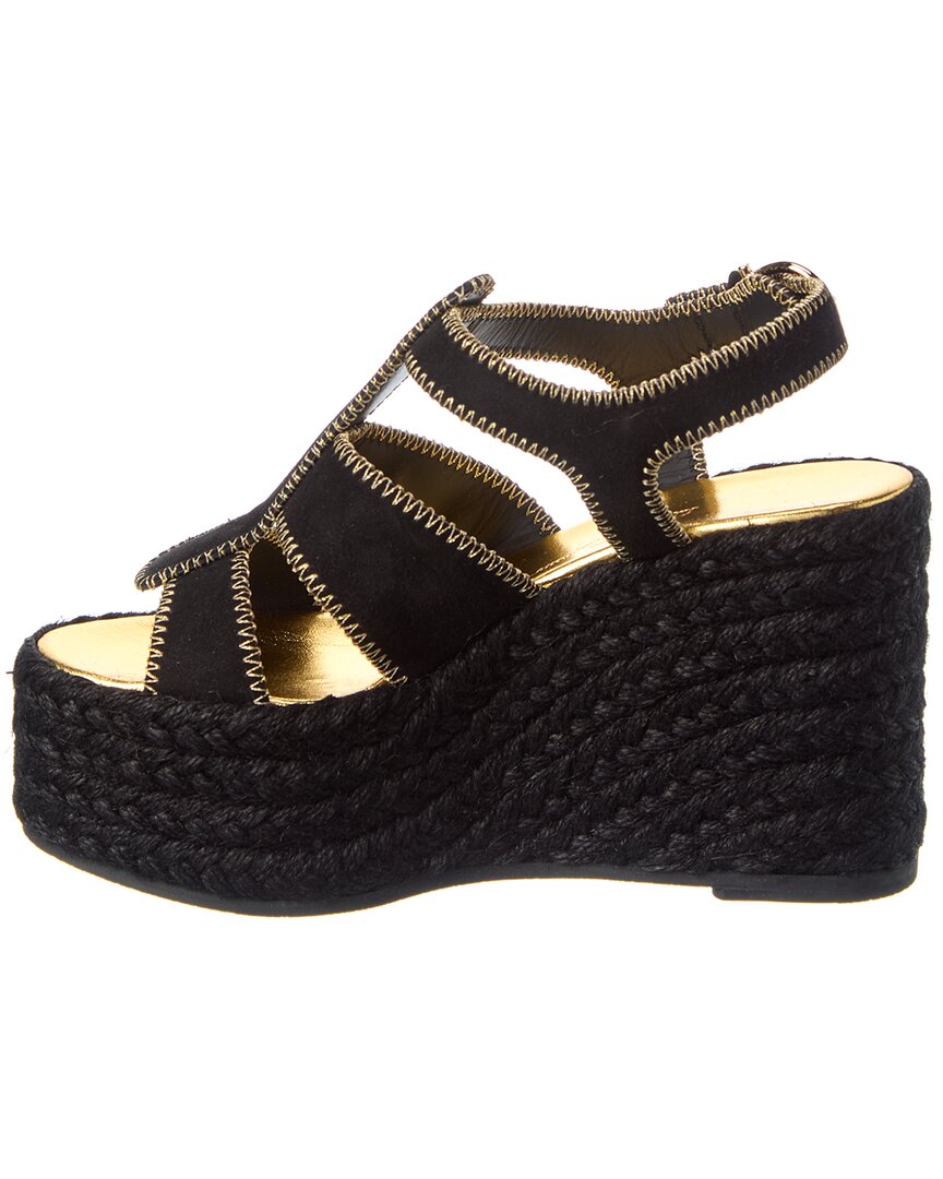 Ferragamo Renee Suede Wedge Sandal