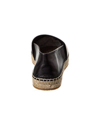 Ferragamo Collapsible Canvas & Leather Espadrille