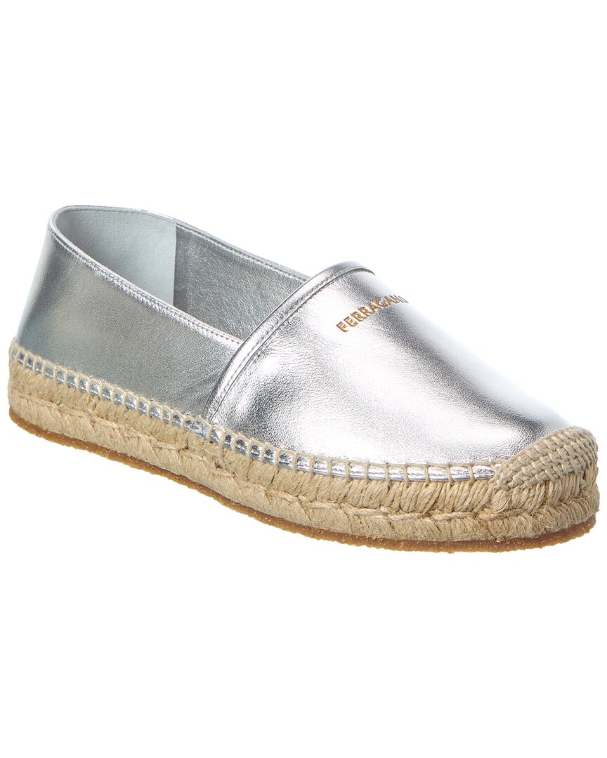 Ferragamo Alma Leather Espadrille