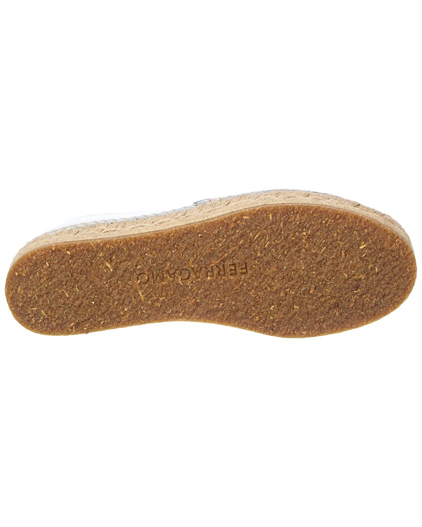 Ferragamo Alma Leather Espadrille