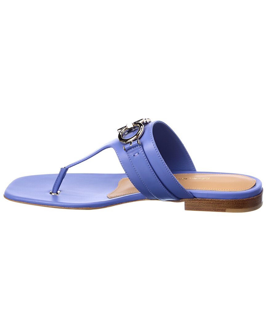 Ferragamo Rikis Leather Sandal
