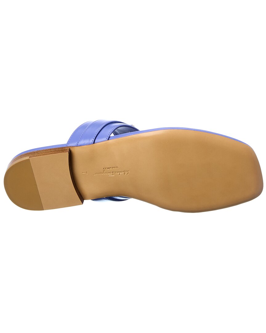 Ferragamo Rikis Leather Sandal