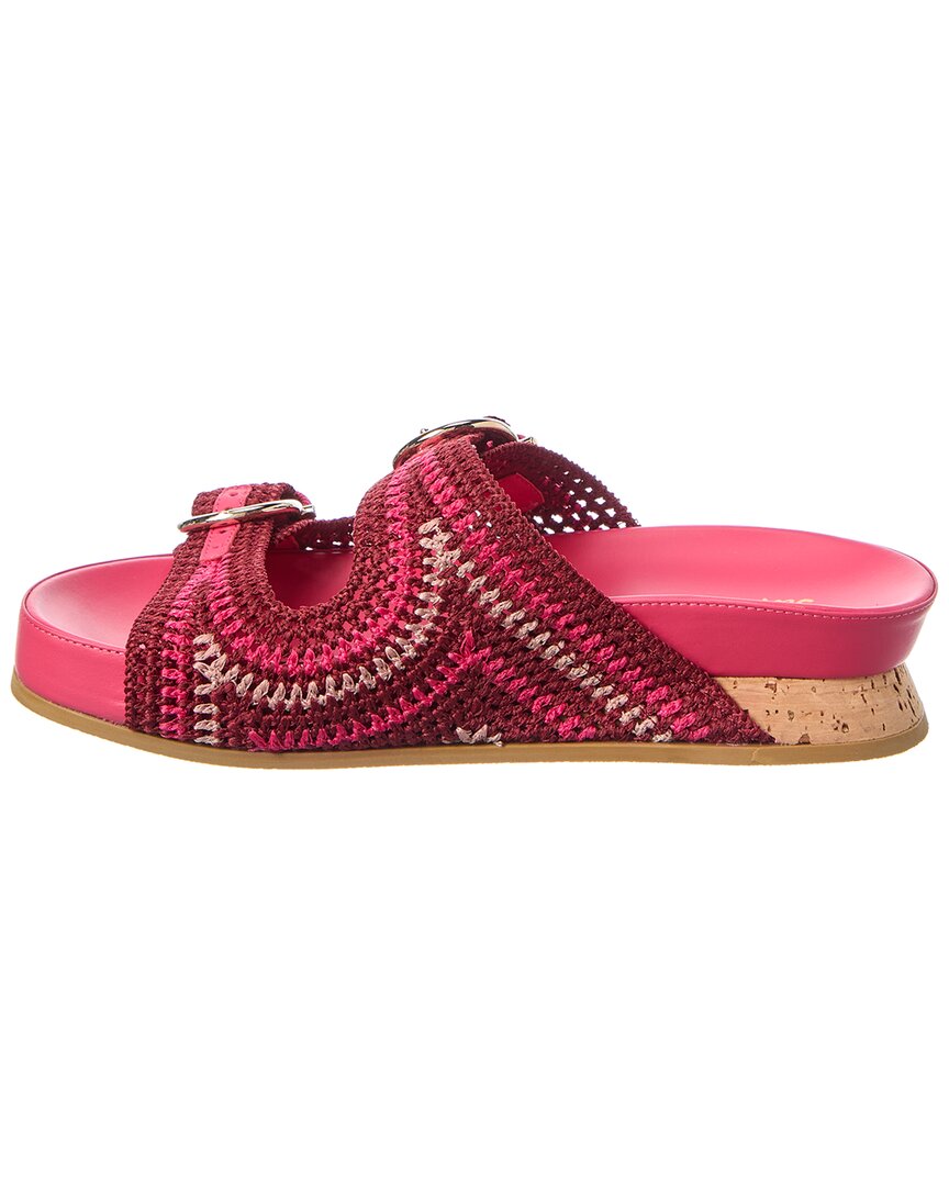 Ferragamo Shaula Crochet & Leather Sandal