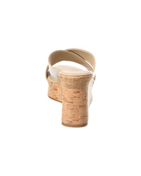 Ferragamo Ant Leather Wedge Sandal