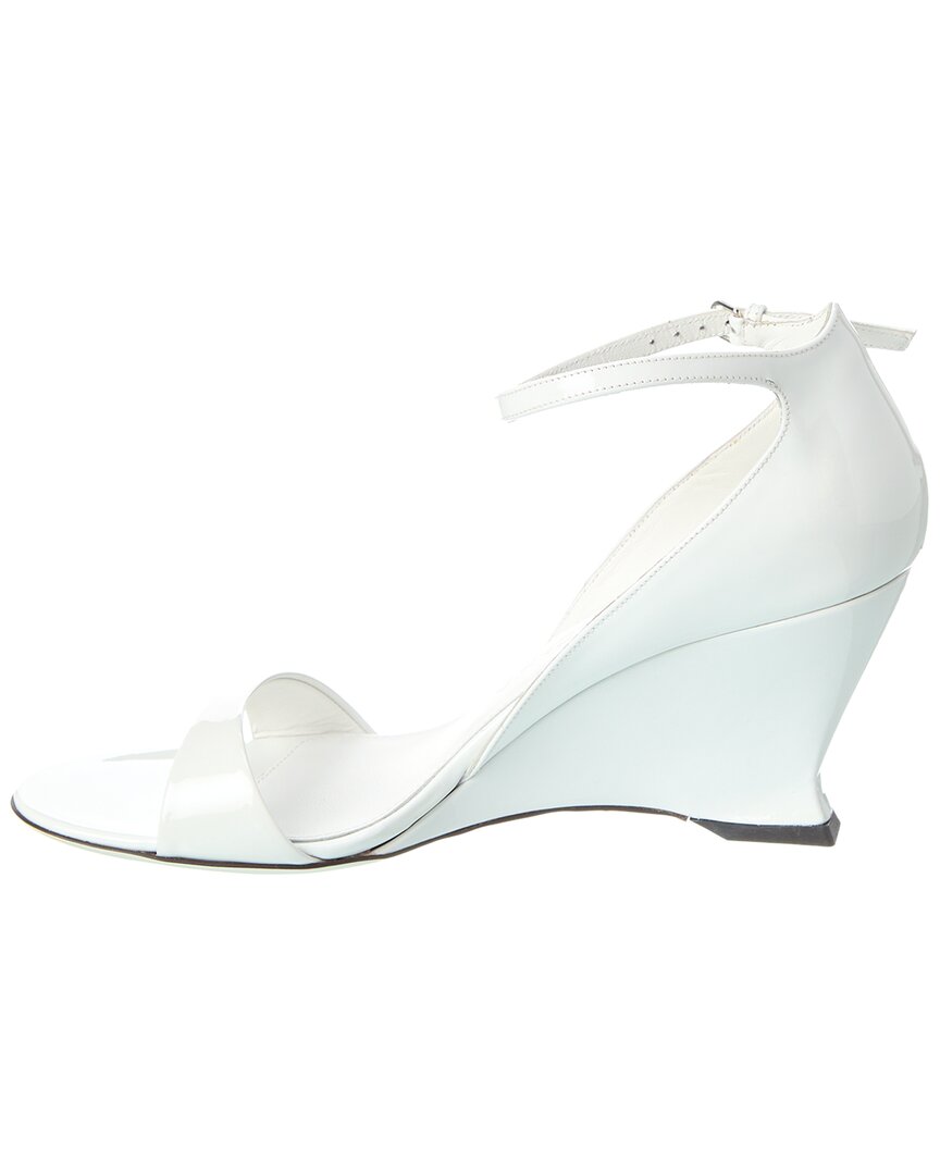 Ferragamo Vidette Leather Wedge Sandal